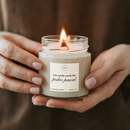 Smells Like Pedro Pascal Candle, Celebrity Candles