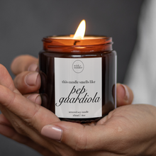 Load image into Gallery viewer, Pep Guardiola Candle, Man City Gifts
