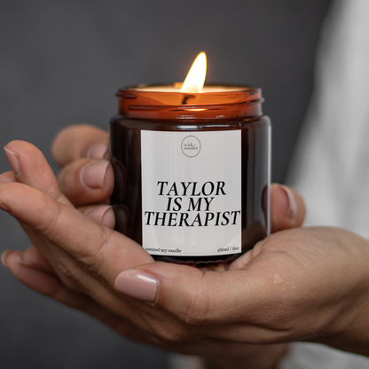 Taylor Swift Is My Therapist Candle, Swiftie Gifts