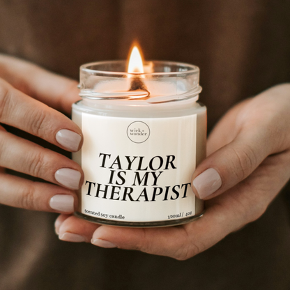 Taylor Swift Is My Therapist Candle, Swiftie Gifts