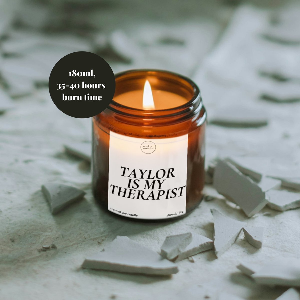 Taylor Swift Is My Therapist Candle, Swiftie Gifts