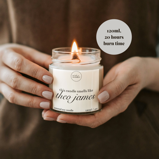 Theo James Candle, Celebrity Candles