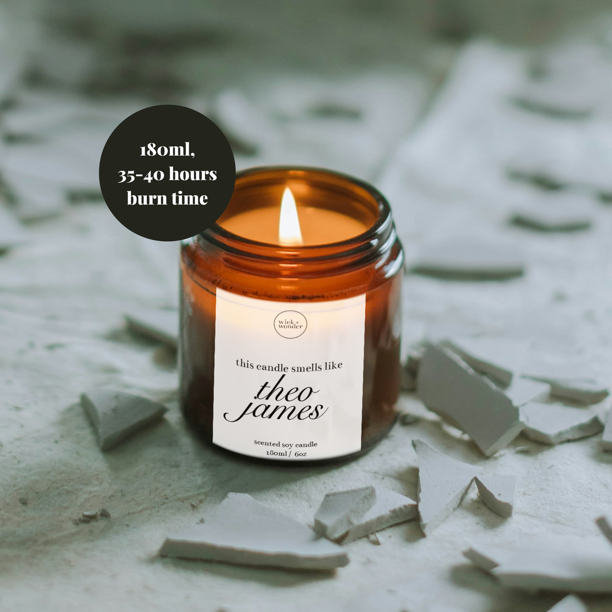 Theo James Candle, Celebrity Candles