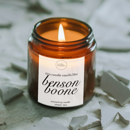 Benson Boone Candle, Music Lover Gift