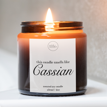 Cassian Candle, ACOTAR Gifts