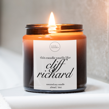 Load image into Gallery viewer, Cliff Richard Candle Gift, Celebrity Candles
