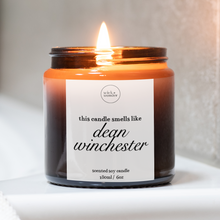 Load image into Gallery viewer, Dean Winchester Candle, Supernatural Gifts
