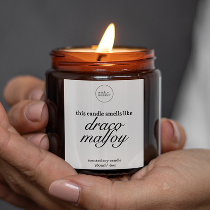 Draco Malfoy Candle, Harry Potter Gifts