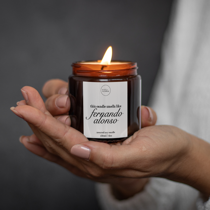 Smells Like Fernando Alonso Candle, Formula One Gifts