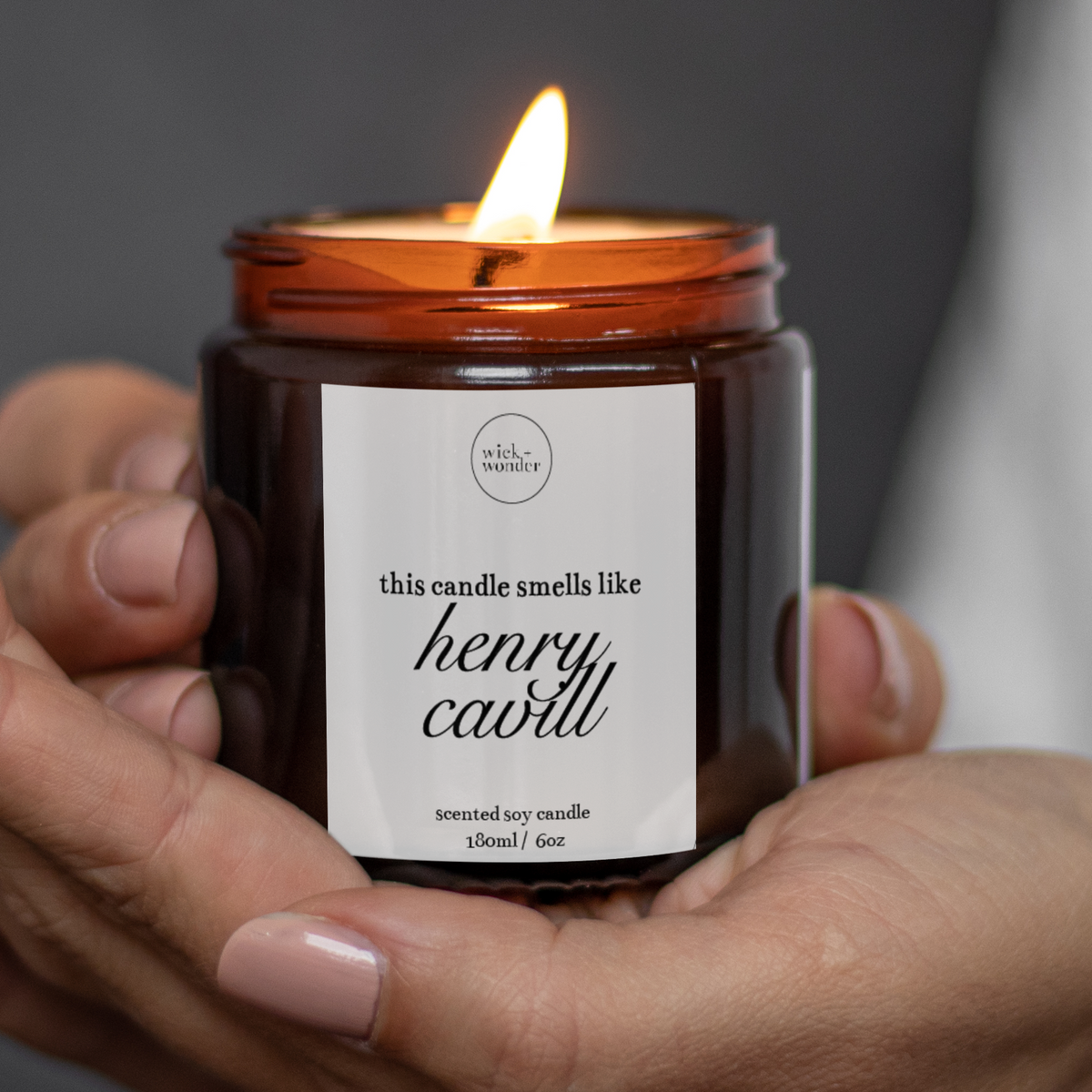 Smells Like Henry Cavill Candle, The Witcher Gifts, Celebrity Candles