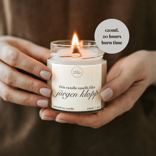 Smells Like Jürgen Klopp Candle, Football Candle Gifts