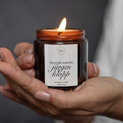 Jürgen Klopp Candle, Football Gift Idea