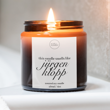 Load image into Gallery viewer, Smells Like Jürgen Klopp Candle, Football Candle Gifts
