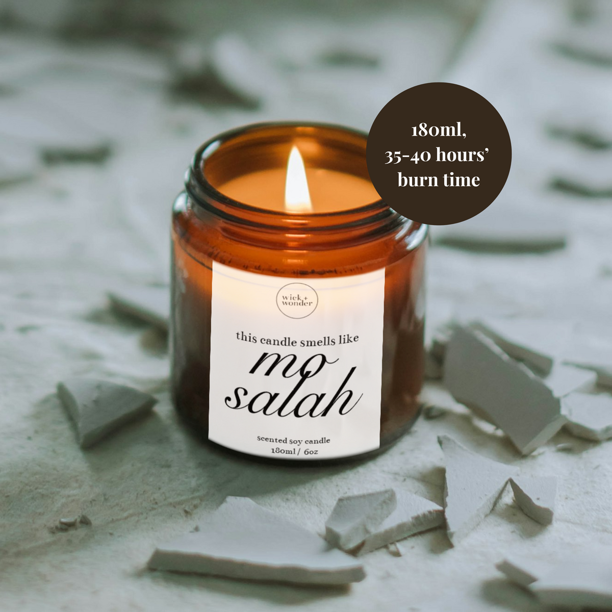 Mo Salah Candle, Liverpool Football Gifts