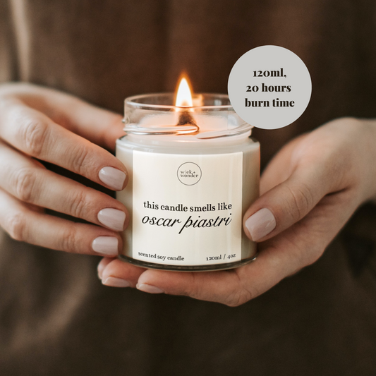 Oscar Piastri Candle, Formula One Gifts