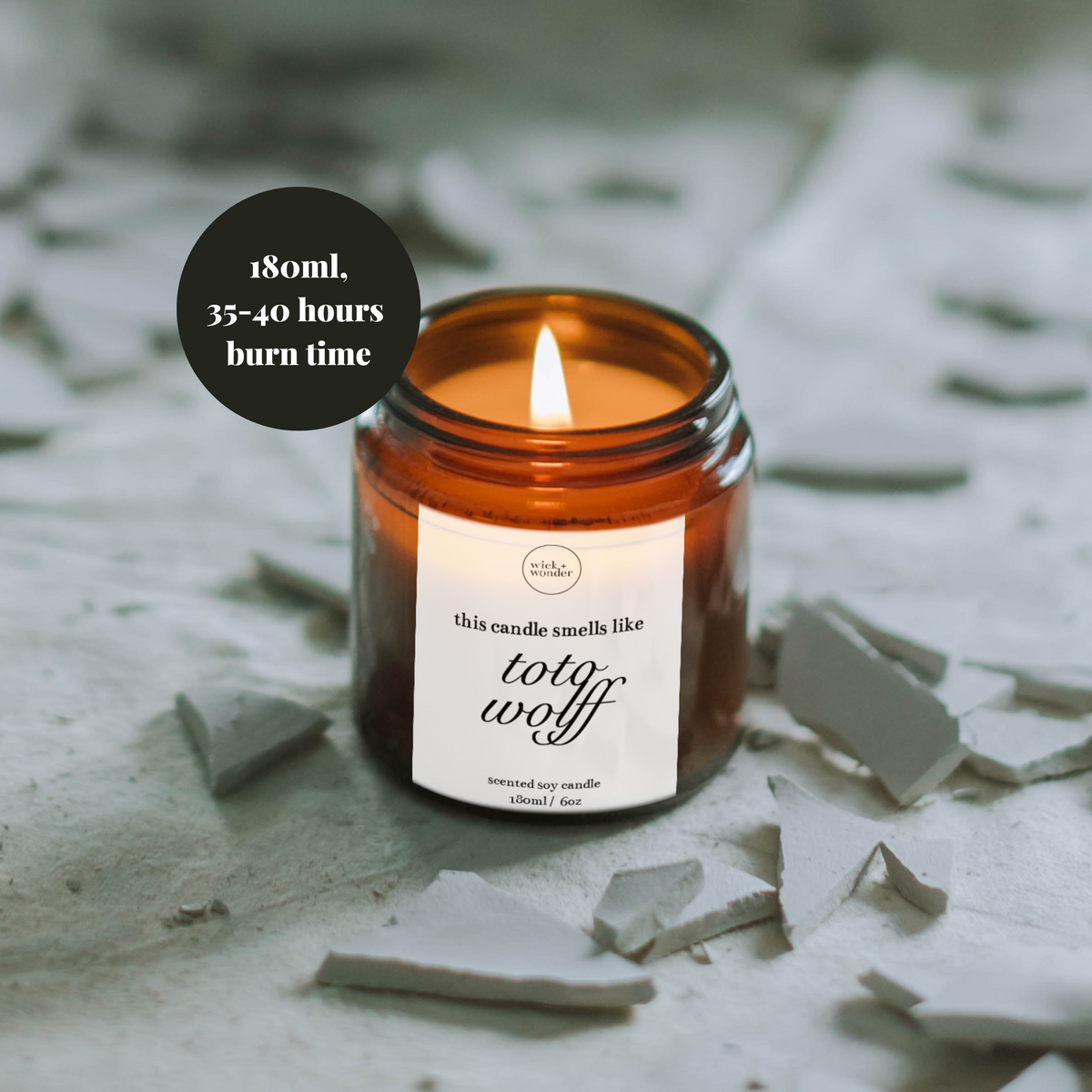 Smells Like Toto Wolff Candle, Formula One Gifts