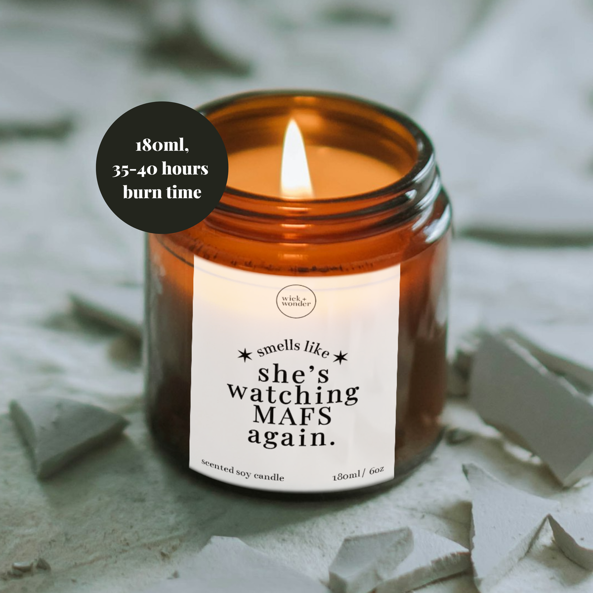 Married At First Sight Gifts, Watching MAFS Again Candle