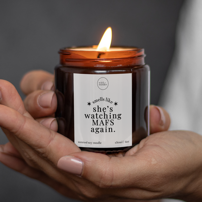 Married At First Sight Gifts, Watching MAFS Again Candle