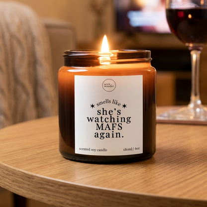 Married At First Sight Gifts, Watching MAFS Again Candle
