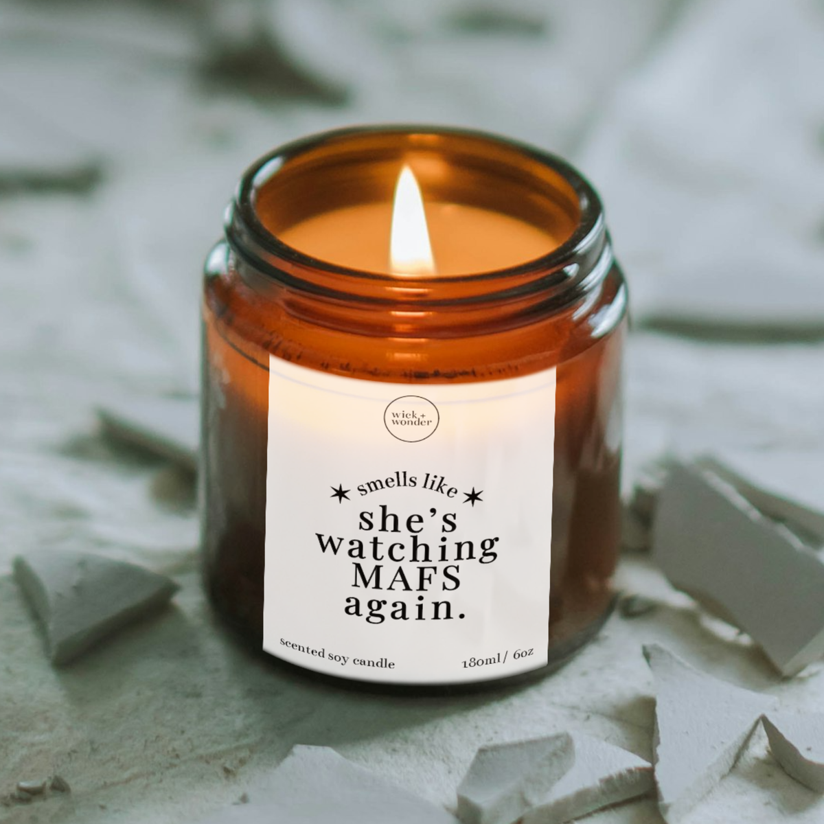 Married At First Sight Gifts, Watching MAFS Again Candle