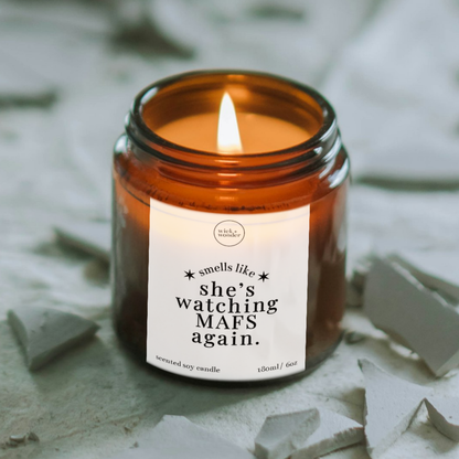 Married At First Sight Gifts, Watching MAFS Again Candle