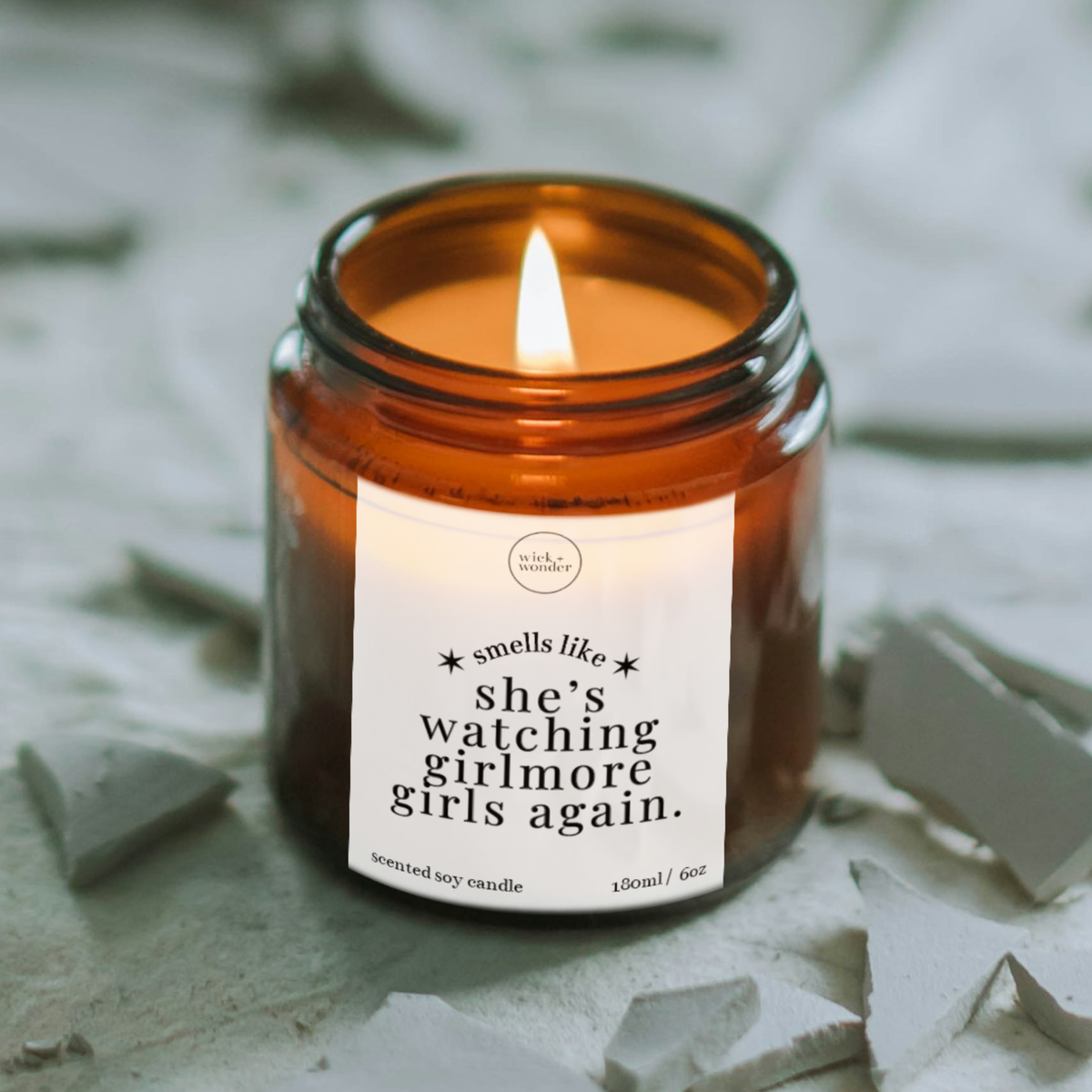 Watching Gilmore Girls Again Candle, Autumn Gifts