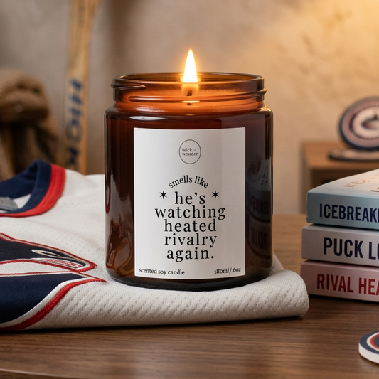 Heated Rivalry Gifts, Watching Heated Rivalry Again Candle