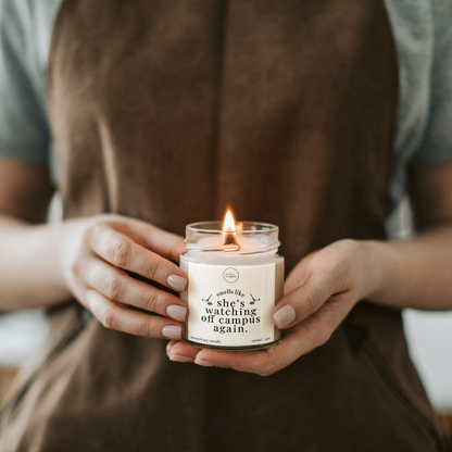 Off Campus Gifts, Watching Off Campus Again Candle