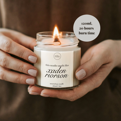 Xaden Riorson Candle, Fourth Wing Gifts