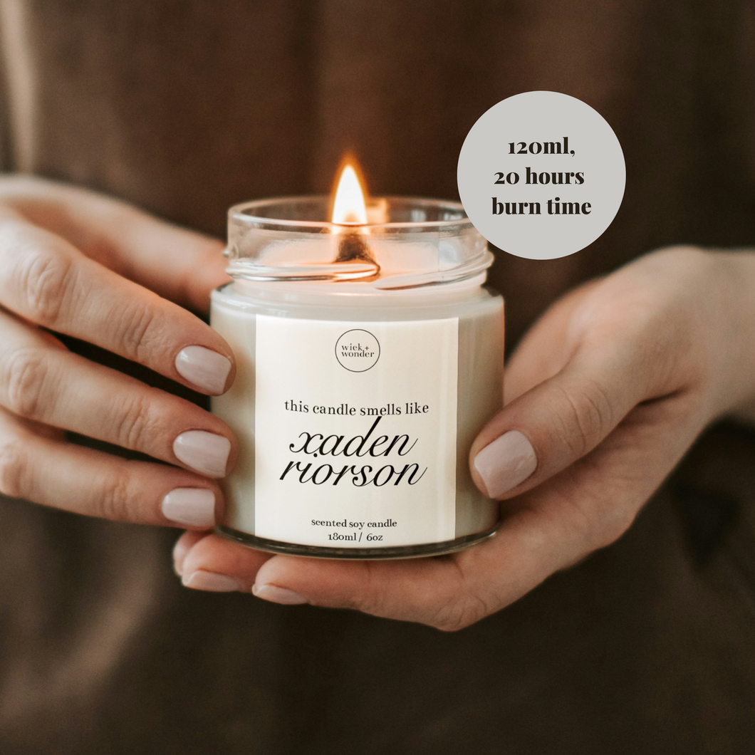 Xaden Riorson Candle, Fourth Wing Gifts